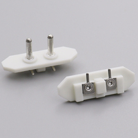 AC019A Prise d'alimentation 2 broches horizontale traversante en forme de 8, connecteur de charge pour rasoir, borne de connexion