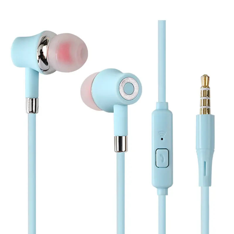 New fashion clear sound anti-winding cord Music Streaming Earbuds wired earphone 16 with 3.5mm Stereo Plug