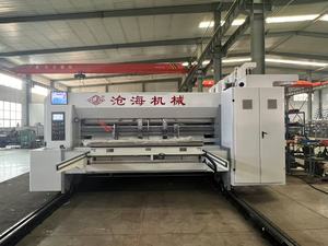 Corrugated Carton Printer Slotter Die Cutter, Servo Lead Edge Feeding 3 Color Flexo <b>Printing</b> <b>Machine</b> - Product Image 6