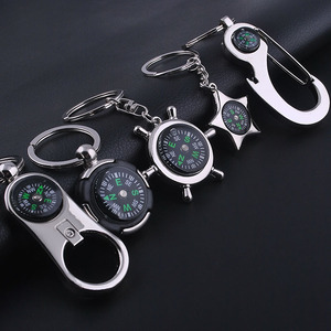 Men's Multi-functional Compass Waist Hanging Bottle Opener <strong>Key</strong> Chain Creative Practical <strong>Dog</strong> Design <strong>Key</strong> <strong>Rings</strong> - Product Image 1