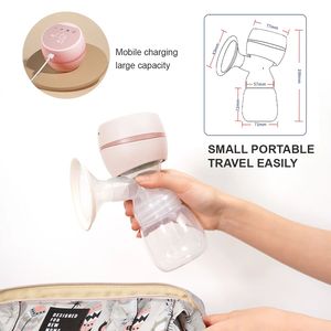 Tire-lait électrique portable avec biberon pour bébé, sans BPA, puissant, en <span class=keywords><strong>silicone</strong></span>, accessoires d'allaitement pour bébé - Product Image 2