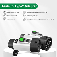 Adaptateur de chargeur EV AC neuf, conforme aux normes européennes, durable, 10 000 cycles, compatible Tesla Type2 CCS1/CCS2/J1772, indice de protection IP65, 16-32A 220V