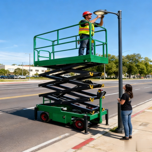Elevador Hidráulico Eléctrico Móvil de Aluminio de 10 m, Elevadores para una Sola Persona con Modelo - Product Image 5