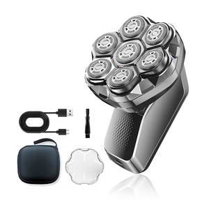 Upgraded Large Aperture 7d Magnetic <b>Heads</b> Electric Shaver 1400mAh Long-Lasting Portable <b>razor</b> with Travel Bag Led Display - Product Image 1