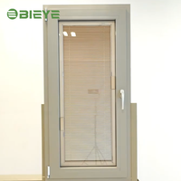Fenêtre manuelle en aluminium avec garantie de 5 ans, facile à nettoyer, forme irrégulière, pour applications résidentielles et commerciales