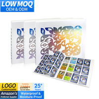 Classeur de cartes à collectionner avec logo personnalisé Poches en PU étanche Albums de collection pour MTG TCG Jeu de sport Cartes Pokémon Produits de classement