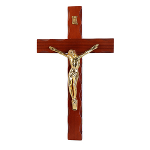 Cristianismo Cruzado cruz cristiana de madera maciza pared Jesús Gran Cruz de la Iglesia Católica decoración de la pared - Product Image 1