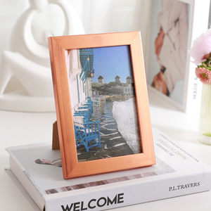 Cornice <span class=keywords><strong>Portafoto</strong></span> in Resina A4 da 6 Pollici, Design Moderno e Semplice, Montaggio a Tavolo e a Parete, Opzioni Multicolore - Product Image 4