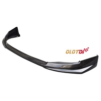 Nuevo Alerón Delantero de Fibra de Carbono Estilo H2, Parachoques Negro Carbono, Moldeado al Vacío con Tornillos, Epoxi de Alto Brillo, para Mitsubishi 2008-2017