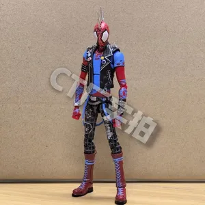ของเล่นสไปเดอร์แมน สไปเดอร์พังก์ สไปเดอร์แมน อะครอส เดอะ สไปเดอร์เวิร์ส SHF อนิเมะ แอคชั่นฟิกเกอร์ ของสะสม โมเดล ของเล่น ของขวัญ มีสินค้าในสต็อก - Product Image 5