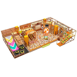 Equipo de Juegos Interior Comercial, Parque Interior Inflable con Tobogán, Piscina de Pelotas, Temática de Vaqueros, para Niños - Product Image 6