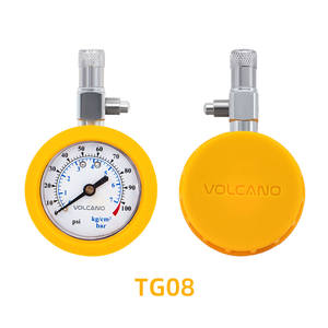 Mini manomètre mécanique pour pneus de voiture de 1,5 à 2 pouces, outil de détection et de réparation des pneus en métal, jauge de pression des pneus - Product Image 4