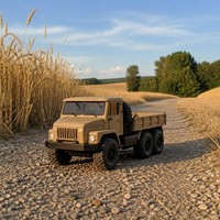 Camion RC 6x6 Utilitaire 4x4 Tout-Terrain 33,5 cm 2,4 GHz 7,4 V ABS+Métal Classique Voiture Télécommandée Suivez-Moi Chargeur Jouet Cadeau