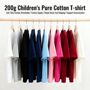 Nueva Camiseta de Algodón para Niños, Camiseta Lisa para Niños Pequeños, Ropa de Verano, Ropa Urbana para Adolescentes, Camiseta de Manga Corta para Niños, Camiseta Lisa para Niñas de 110-170 cm - Product Image 4