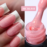 Gel de base en caoutchouc MCBL super résistant 1 kg, vernis à ongles transparent avec style français pour usage en salon, vente en gros auprès de salons de manucure