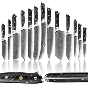 <span class=keywords><strong>Set</strong></span> di <span class=keywords><strong>Coltelli</strong></span> da Cuoco Damasco Ambra 8 Pezzi con Manico in Lussuosa Pietra Turchese, <span class=keywords><strong>Set</strong></span> di <span class=keywords><strong>Coltelli</strong></span> da Cuoco Professionale Giapponese - Product Image 1