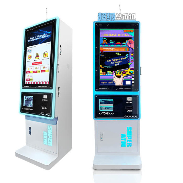 Customizable Modular Kiosk Bill Self-service Card&Token Kiosk Membership Terminal  Access Control Go Kart Track VR Arcade Game