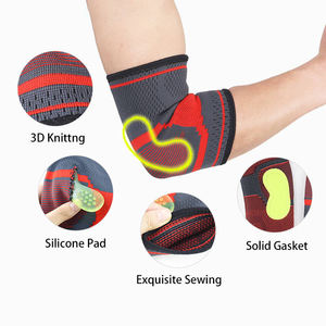 Coudière de compression pour le <span class=keywords><strong>traitement</strong></span> des douleurs au coude et au <span class=keywords><strong>genou</strong></span>, idéale pour le badminton, le tennis de table et le basketball - Product Image 4