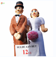 BOYAN décoration de mariage gonflable mariée et marié, ballon gonflable au sol pour couple de mariage