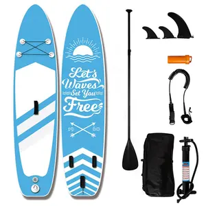 Surfking Nieuw Ontwerp Pvc Pvc Drop Stitch Softboard Surf Sup Paddle Board Yoga Isup Sup Board Te Koop