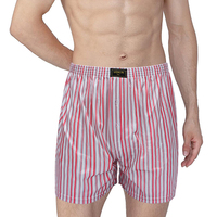 UOKIN Factory Boxers 100% Polyester, entrejambe 4 pouces, nouveau motif rayé, respirants, coupe ample et large, pour l'été, vente en gros