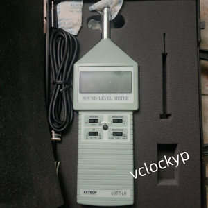 Extech 407740 Digital <b>Sound</b> <b>Level</b> <b>Meter</b> Tested and Work Good Used - Product Image 1