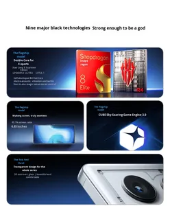 NICE 2026 Red Magic 11 Air Snapdragon 8 Extreme Edition 5G Téléphone avec Ventilateur de Refroidissement Actif Design Transparent AMOLED - Product Image 5