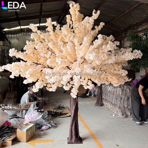 ฉากหลังดอกซากุระสีแอพริคอตสำหรับงานแต่งงาน ตกแต่งงานปาร์ตี้กลางแจ้ง LEDA - Product Image 1