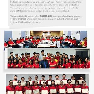 Guangzhou Airhorse Compressor Co Fiabilité et <span class=keywords><strong>performance</strong></span> 30hp <span class=keywords><strong>compresseur</strong></span> à vis d'air 22kw Guangzhou pour les ventes - Product Image 3