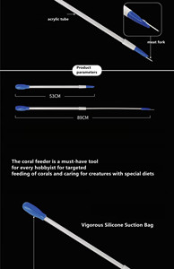 Koraalvoeder SPS HPS 30cm lang glazen milieuvriendelijk voedingsmiddel voor zeeaquariums - Product Image 6