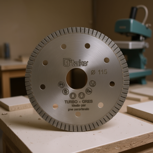 Lame diamantée Turbo Gres 115 mm, épaisseur 1,2 mm, pour la découpe de carreaux en porcelaine - Product Image 3