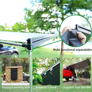 Toldo Lateral <span class=keywords><strong>para</strong></span> Auto Awnlux, Toldo <span class=keywords><strong>para</strong></span> Techo de Auto 4x4, Carpa <span class=keywords><strong>para</strong></span> Acampar al Aire Libre - Product Image 4