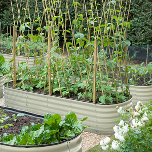 Pots de fleurs et jardinières à fond ouvert pour lit de jardin surélevé en acier galvanisé pour l'extérieur - Product Image 2