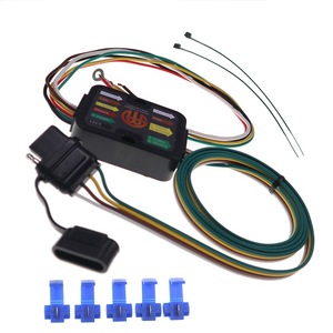ขั้วต่อรถพ่วง 4 พินซ็อกเก็ต 3 ถึง 2 ตัวแปลงไฟท้าย 12V ยูนิเวอร์แซลฟิตสำหรับคาราวานซ่อมเปลี่ยน 56146 - Product Image 2