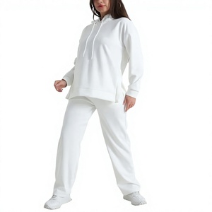 Traje Deportivo de 2 Piezas para Mujer, Talla Grande, Informal, Transpirable, Ecológico, Ligero, de Secado Rápido, para Entrenamiento Deportivo - Product Image 1