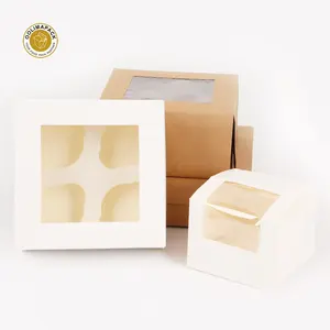 Aanpasbare Cake Box Verpakking Wegwerp Cake Papier Doos En Cake Board Groothandel