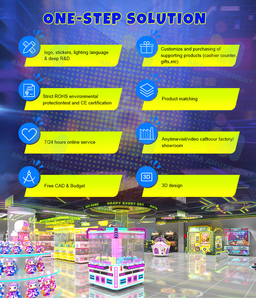 Máquina De Garras De Bringuedo Máquina De <span class=keywords><strong>Garra</strong></span> Operada Con Monedas Máquina Expendedora De Grúa De Juguete Arcade - Product Image 6