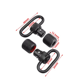 激安 高品質 カスタム タクティカル ハンティング クイックデタッチ 1-1.25インチ スリングスイベルマウント QDスリングスイベル - Product Image 3