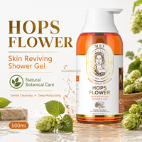 Gel douche SILU aux fleurs de houblon naturel, hydratant en profondeur et rafraîchissant, pour le soin quotidien de la peau