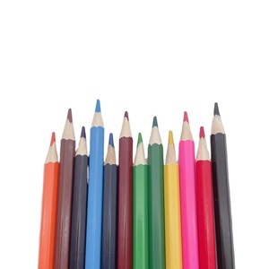 Bút Chì Màu Gỗ Tròn Hình Tam Giác Lục Giác Dầu 12 24 36 48 Màu - Product Image 1