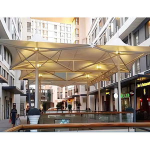 Ngoài trời không thấm nước pvdf polytetrafluoroethylene mái căng thẳng dù để che nắng độ bền kéo cấu trúc màng tán cho công viên đoạn trực tiếp - Product Image 3