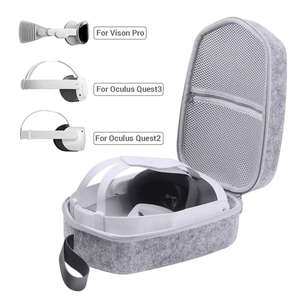 Étui de transport pour Meta Quest 3/<span class=keywords><strong>Apple</strong></span> Vision <span class=keywords><strong>Pro</strong></span> Oculus Quest 2 Casque de réalité virtuelle tout-en-un avancé - Product Image 1