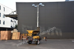 6KW di động máy phát điện diesel ánh sáng tháp đèn có thể xoay 355 ° - Product Image 3