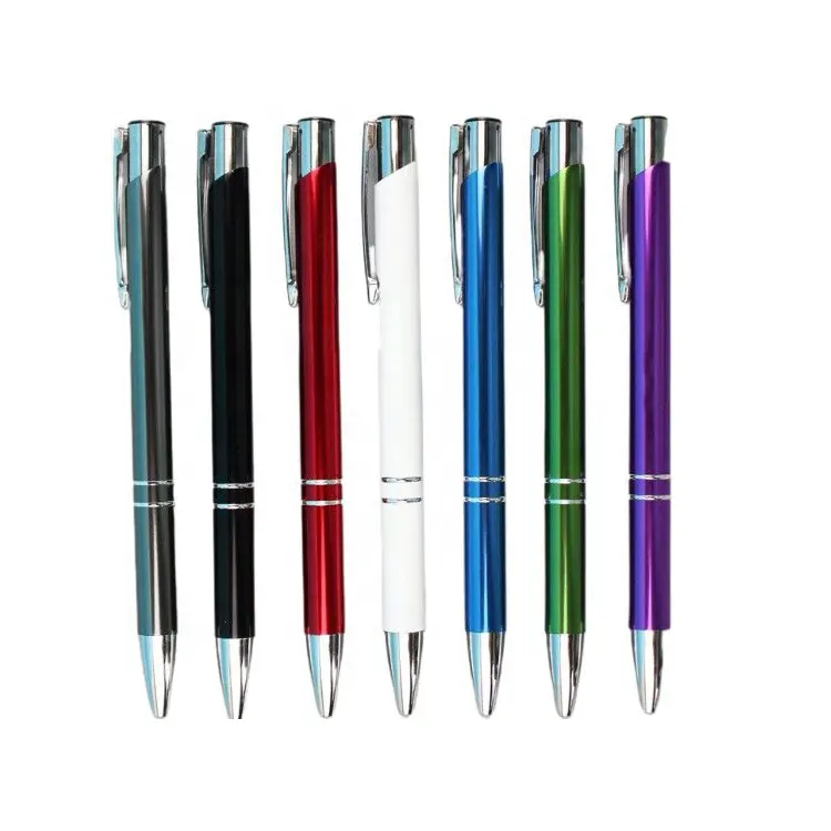 Bolígrafo de estilo comercial de metal, Bolígrafo De Metal, bolígrafos promocionales de tinta de gel