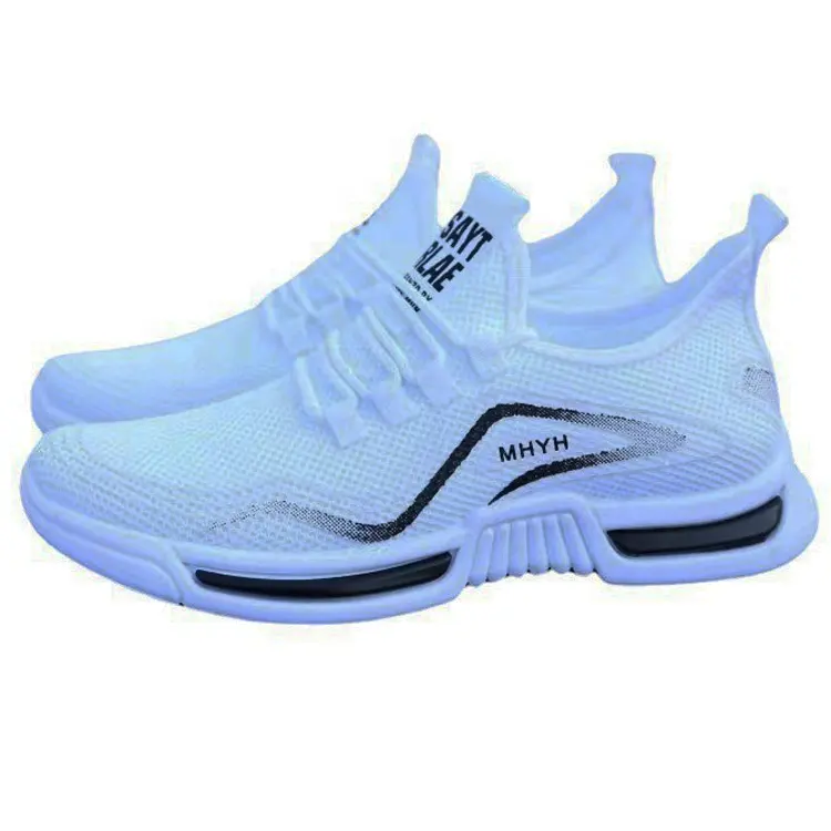 Wholesale cheap man shoes white men casual trainer sneakers custom mesh men tennis running shoes