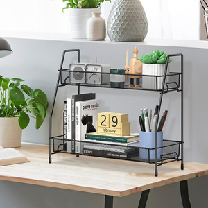 <b>Kitchen</b> Countertop Spice Rack Double Layer Detachable Metal <b>Storage</b> Organizer For Spices And Condiments - Product Image 4