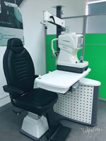 Table et chaise ophtalmiques électriques avec unité de support, instrument de mesure pour examen oculaire, table d'optométrie combinée, unité de réfraction