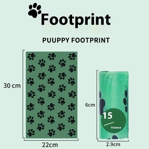 Bolsas de basura biodegradables para mascotas al por mayor, bolsas desechables gruesas para arena para perros y gatos, bolsa fuerte para caca con Control de olores - Product Image 6