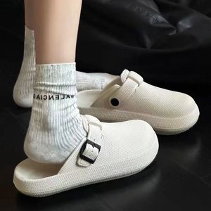 Sandales légères <span class=keywords><strong>en</strong></span> mousse EVA pour la plage, respirantes, antidérapantes, plates, avec trous et boucles, pour hommes et femmes, toutes saisons - Product Image 2