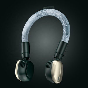 Anneau de refroidissement PCM Refroidissement doux et ventilateur 2 en 1, ventilateur et anneau de refroidissement utilisés indépendamment, ventilateur de cou de mode pour l'extérieur/gymnastique - Product Image 2